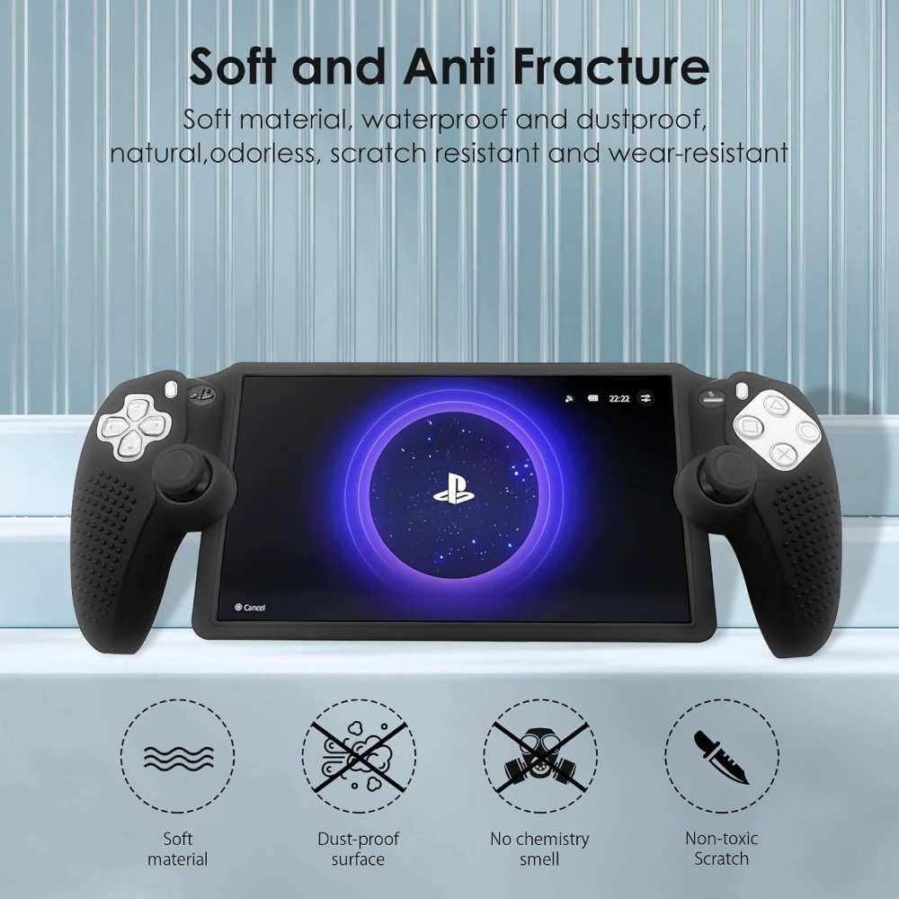 Ốp Silicon Chống Sốc / Trầy Xước / Vân Tay Chuyên Dụng Cho Máy Chơi game ps portal