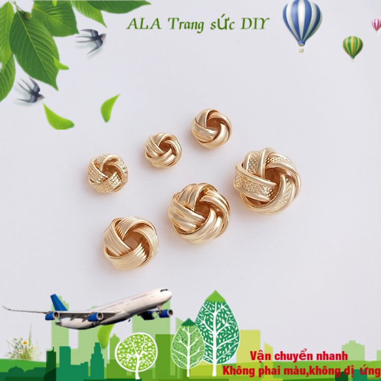 💖Trang sức DIY phụ kiện💖Chuỗi Hạt 14k Mạ Vàng Nhiều Màu Sắc Dùng Làm Trang Sức Thủ Công
