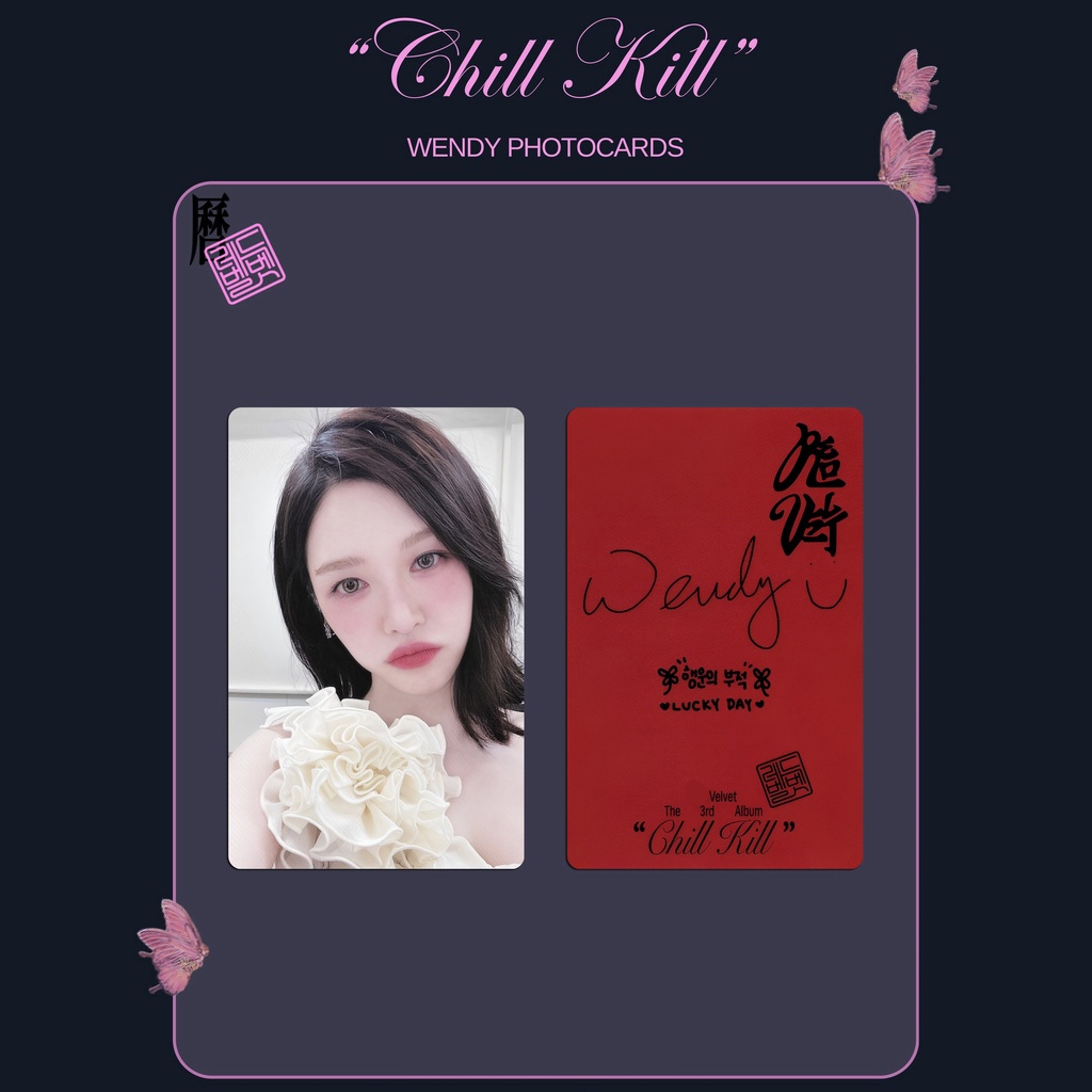 Album Ảnh Nhóm Nhạc red velvet Thẻ