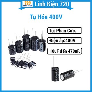Tụ hóa 400v nhiều giá trị từ 2.2uf - 22uf