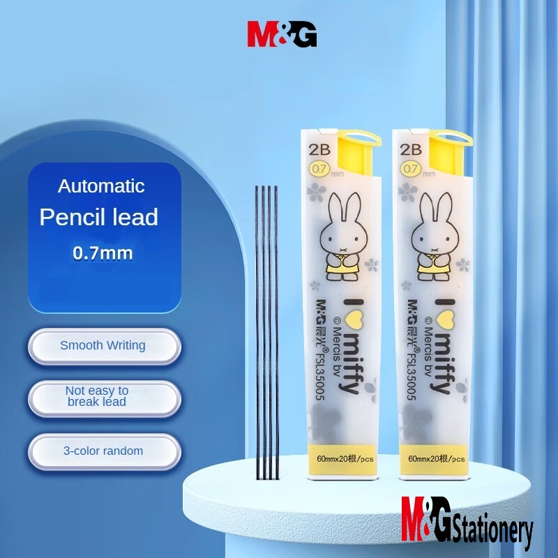 M&G Ruột Bút Chì Bấm Hộp Đựng Bút Chì Thay Thế Tự Động 60mm * 20 / 2b 0.5 / 0.7mm