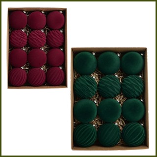 Set 12 Quả Châu Trang Trí Cây Thông Noel