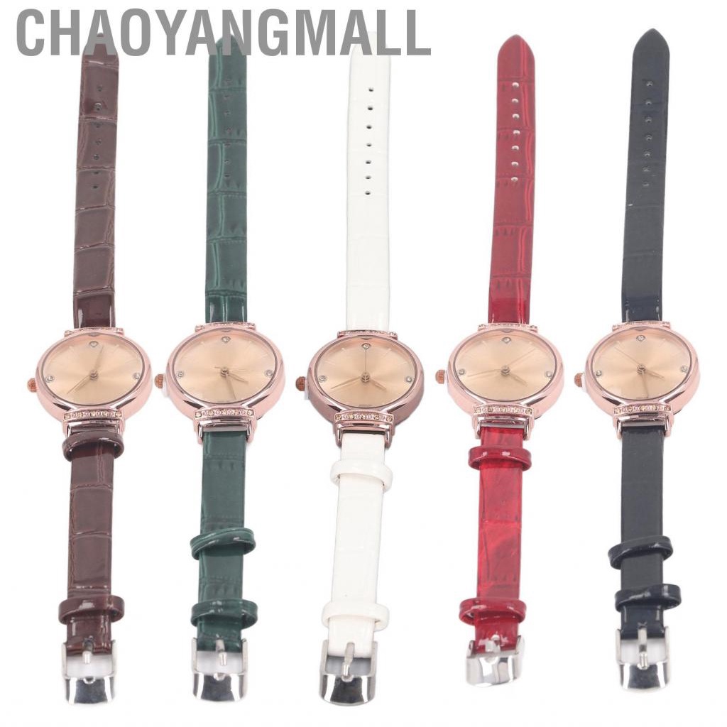 Chaoyangmall Women Minimalist Watch Ultra Thin Leather Strap Casual Fashion Wrist Ladies Watches Simple Dress Quartz Analog