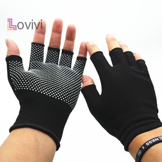 Găng tay nửa ngón chống trượt thoáng khí dùng đạp xe / leo núi / leo núi mới