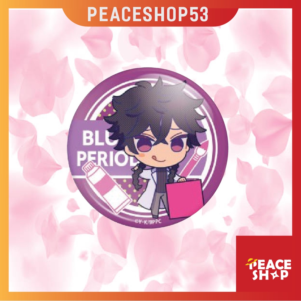 Huy hiệu Blue Period Lấp Lánh Huy Hiệu Anime Blue Period Phụ Kiện Anime Manga Ver 2 HH17