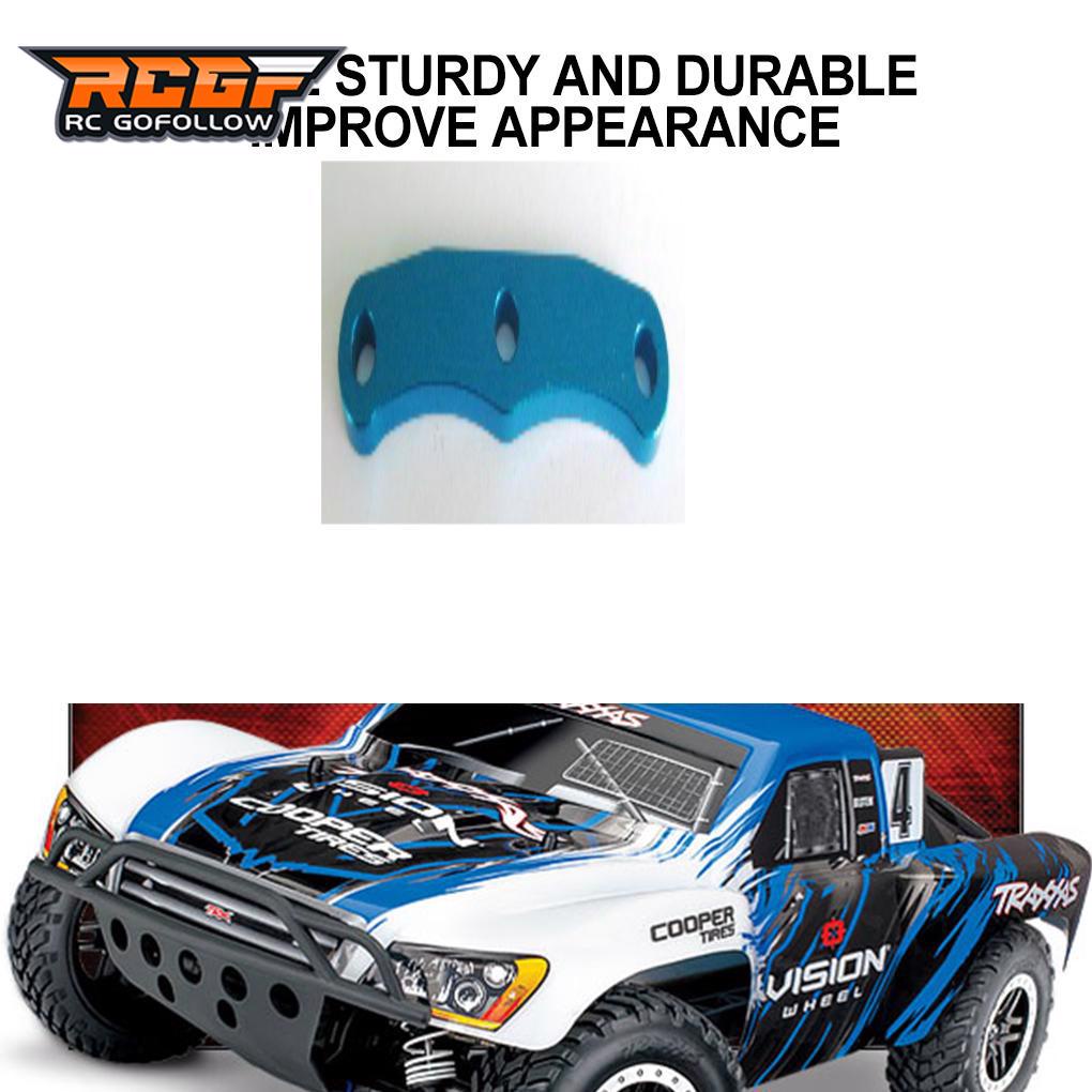 Rcgofollow Giá Đỡ Trước / Sau Bằng Hợp Kim Nhôm Bền Màu Xanh Dương Cho traxxas slash 4 X 4 1 / 10