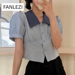 FANLEZI FANLEZI thun áo áo croptop Thời trang hàn quốc  Comfortable Đẹp Thời trang Chic A25K025 36Z230909