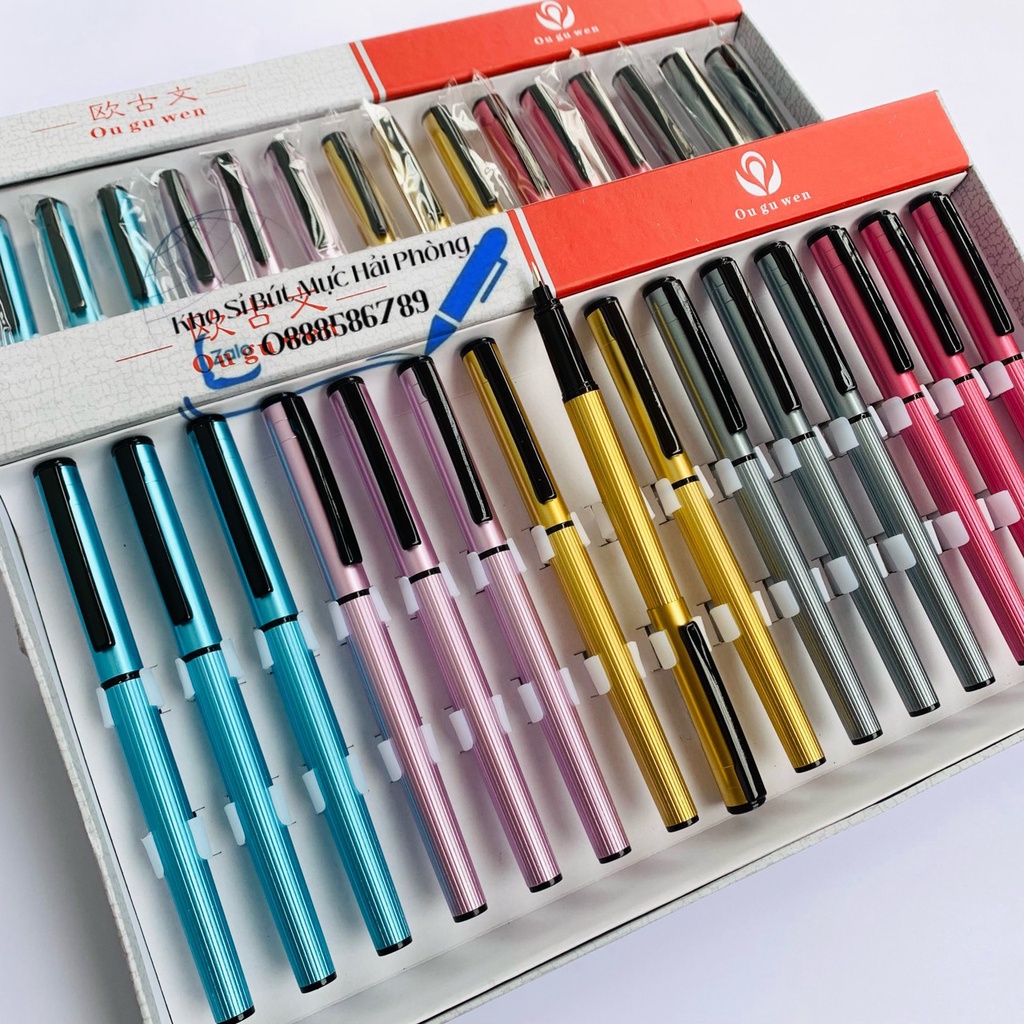 Bút Owengu 817 kim tinh lá tre phong cách lộ ngòi hoàn toàn mới cực sang chảnh