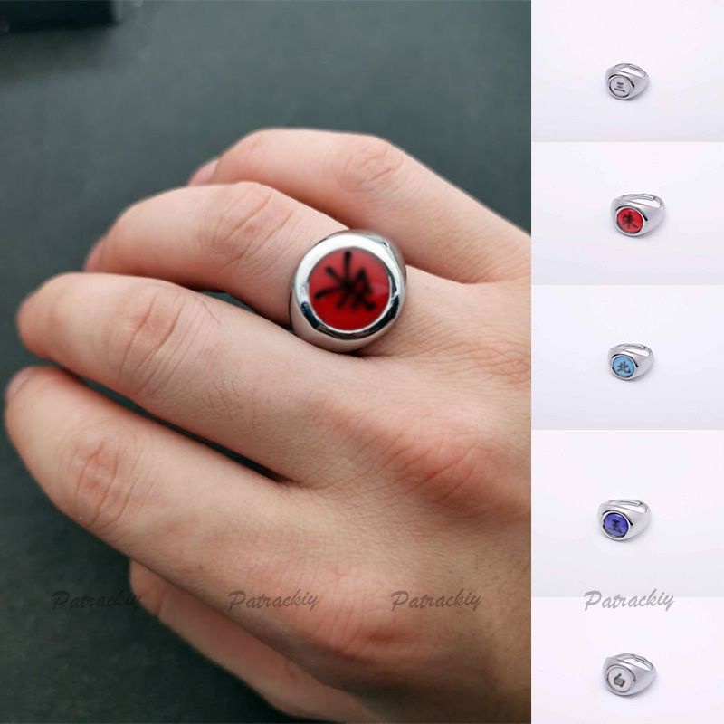 💓Patrackiy💓Đồ Chơi Cosplay Anime Akatsuki Itachi Đau Orojimaru Nhẫn Nam Nữ