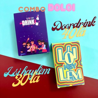 Combo bộ bài drinkinggame lói hay lèm và do or drink hottrend cho nhóm bạn bè nhiều thử thách