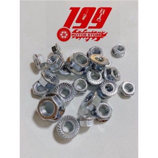 Tán bông 5li 6li 8li 10li 12li sắt xi, đai ốc liền lông đền gắn được nhiều dòng xe