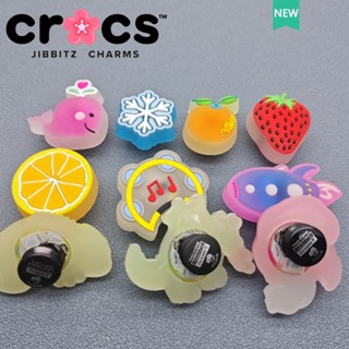 Charm cross Jibbitz Phụ Kiện Nút Khóa Giày Có Đèn LED Nhấp Nháy Hình Động Vật Dễ Thương Sticker Dép cross