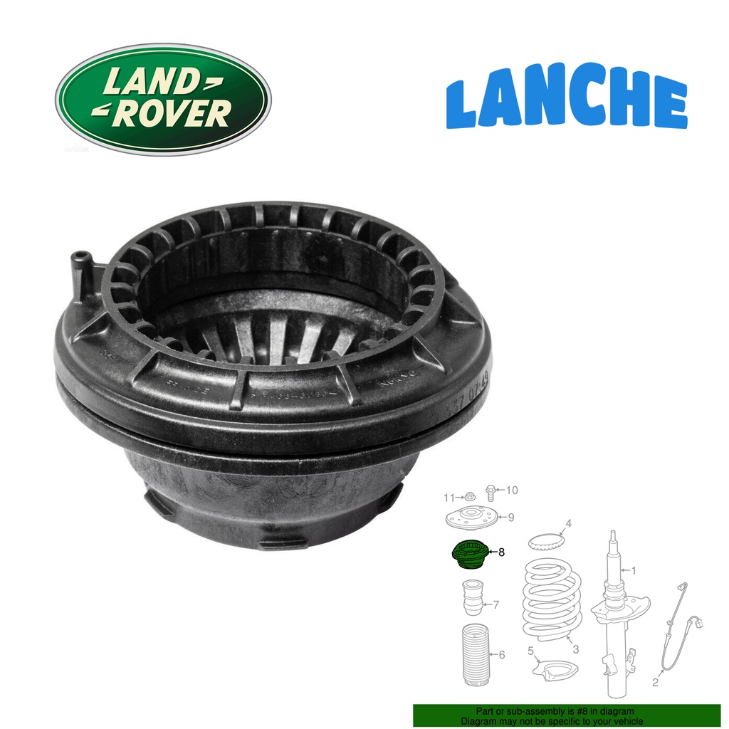 Dây Cáp LANCHE LR018785 Vòng Bi Giảm Xóc Phía Trước 100% Chính Hãng Cho RANGE ROVER EVOQUE L538 LAND ROVER FREELANDER 2 DISCOVERY SPORT