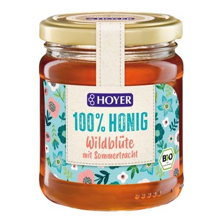 Mật ong hữu cơ từ hoa dại Hoyer, Wild-blute 250g