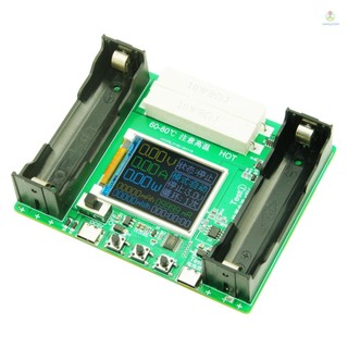 Mô đun kiểm tra dung lượng pin lithium 18650 1.77inch giao diện type-c có chức năng chạy bộ