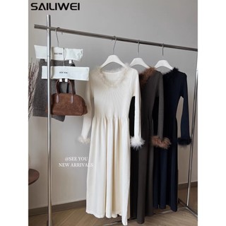 SAILIWEI Chic váy nữ Đầm Body Cho thời váy Thời trang Dễ thương Cổ điển Fashion WMY241025L 1Z240104
