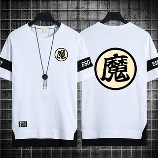 Áo Thun Tay Ngắn Cổ Tròn Dáng Ôm In Họa Tiết Dragon Ball Phong Cách Hip Hop Thời Trang Cho Nam Giới Size M-3XL