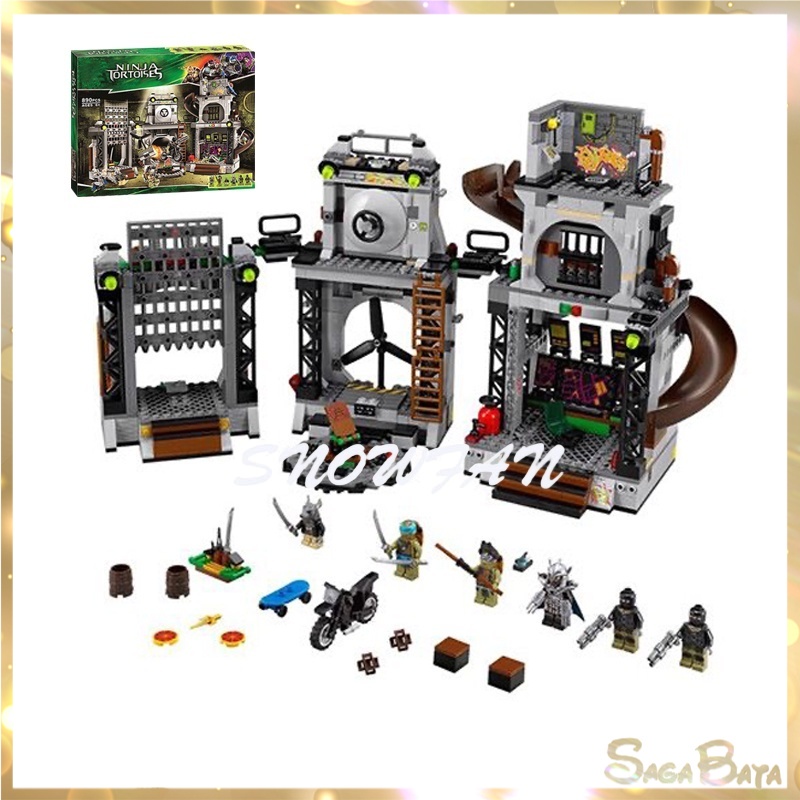 Đồ Chơi Lắp Ráp Ninja Rùa Cho Bé