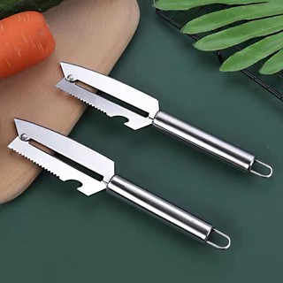 Dao bào 2 lưỡi đa năng inox không gỉ, dao nạo đa năng inox 2 lưỡi vanph