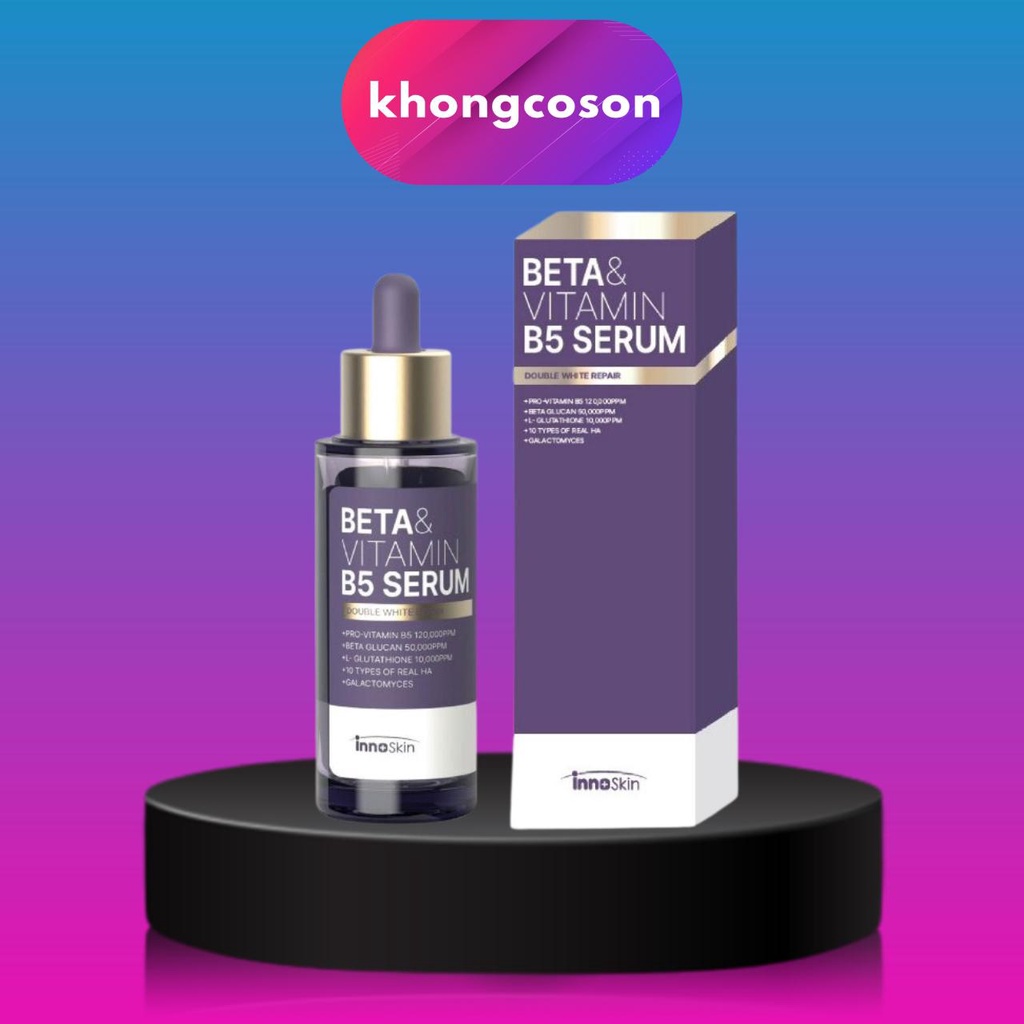 Serum Innoskin Beta &amp; Vitamin B5 Double White Repair 50ml [I52]