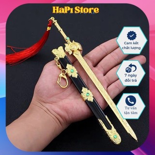 Mô hình Hàm Quang Thừa Ảnh Kiếm trong Naraka Bladepoint bằng Kim Loại dài 22cm