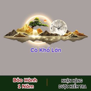  Tranh Đồng Hồ Tráng Gương ĐÈN LED CẮM ĐIỆN CẮT CNC " HƯƠU PHÚ QUÝ TÀI LỘC " In UV5D Cao Cấp. 