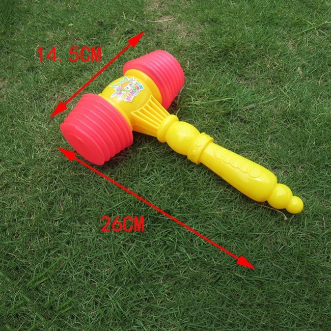Búa Đồ Chơi Trẻ Em, Búa Gõ Hơi 2 Đầu kêu chip chip Giáo Cụ Dạy Học Cho Bé hàng đẹp