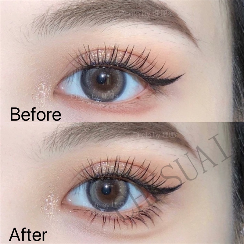 Bút kẻ mắt HUAQING hai đầu dạng lỏng lâu trôi chống thấm nước không nhòe