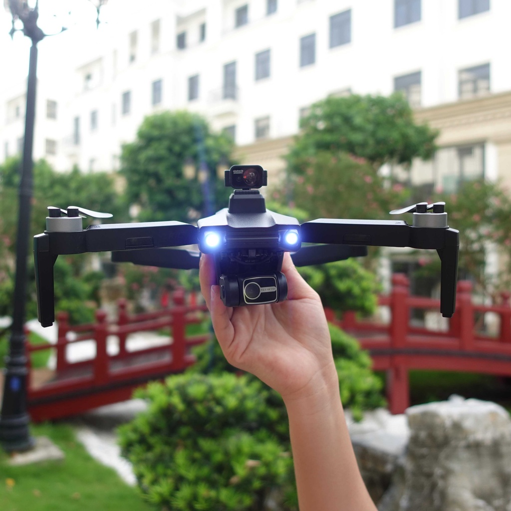 Flycam M218 Camera 4K,Gimbal Chống Rung 3 Trục