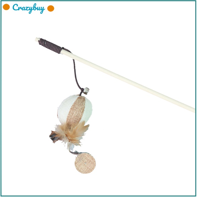 Cr Dây Treo Trang Trí Hình Mèo Hoạt Hình Bằng Gỗ + cotton Co Giãn