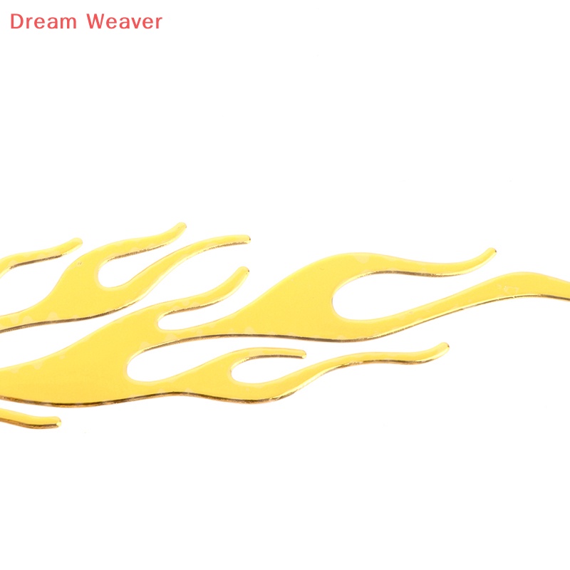 Sticker vinyl Dán Xe Hơi / Xe Máy Phản Quang 20 * 4cm Hình Ngọn Lửa 3d