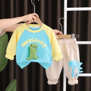 Set đồ thể thao 2 món in họa tiết hoạt hình thời trang xinh xắn dành cho bé
