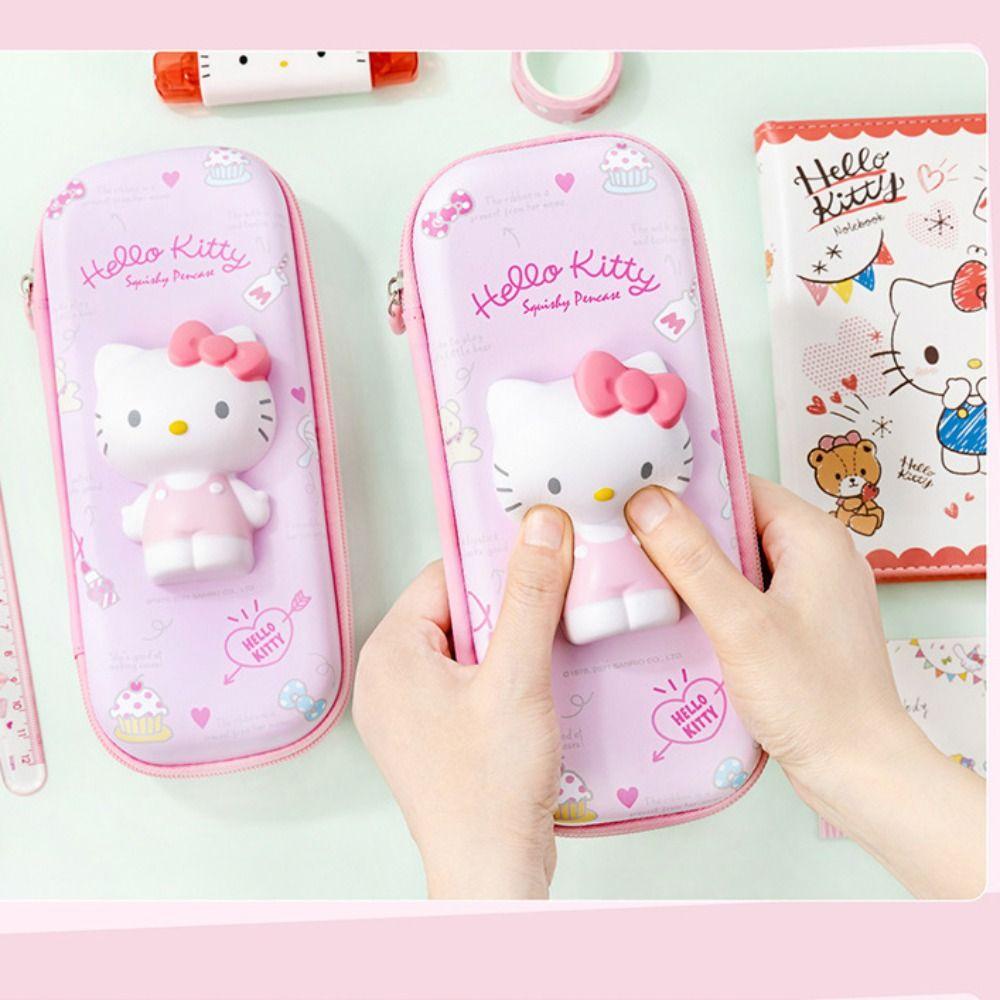 UUMIR Cinnamoroll Túi Đựng Bút Chì Sức Chứa Lớn In Họa Tiết Thỏ kuromi melody Dễ Thương Cho Nữ