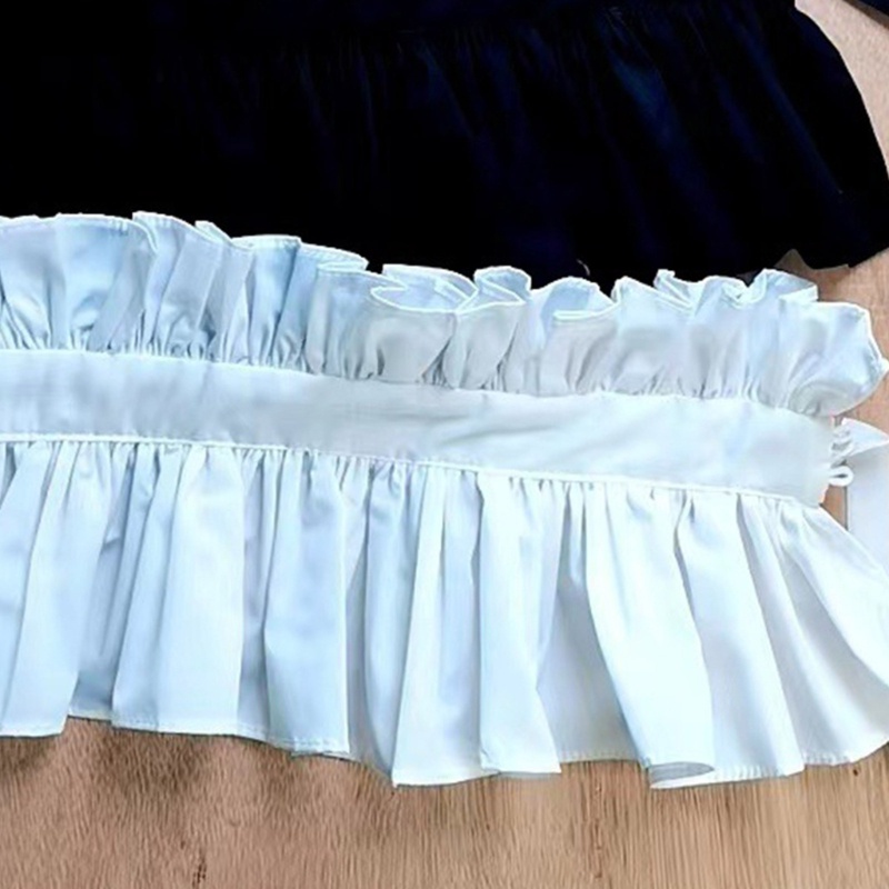 Runny Victoria Cổ Áo Bèo Nhún Ngọt Ngào Trang Trí Cho Áo Sơ Mi