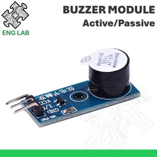 ENGLAB★ Mô-đun Buzzer hoạt động và thụ động, Kích hoạt mức thấp, Bộ rung, Mô-đun báo động