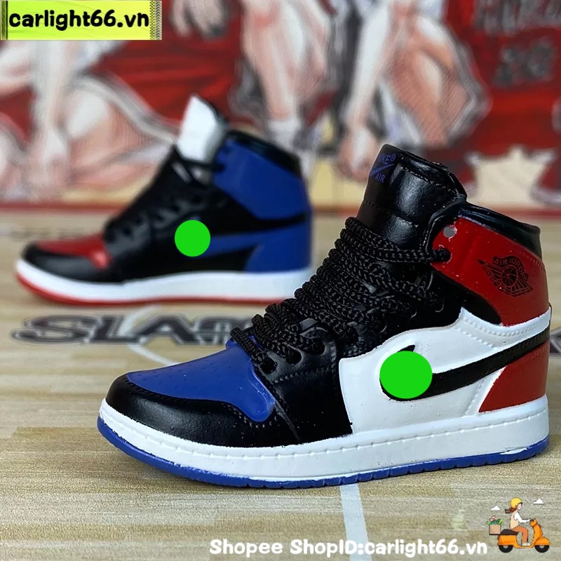 Mô Hình Giày Trượt Ván Ngón Tay Độc Đáo Dùng Trang Trí Bánh Kem/Mô Hình Giày Sneaker Mini