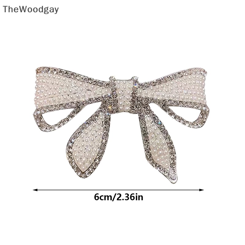 1 Kẹp Tóc Hình Cánh Bướm Đính Ngọc Trai Thời Trang Cho Nữ