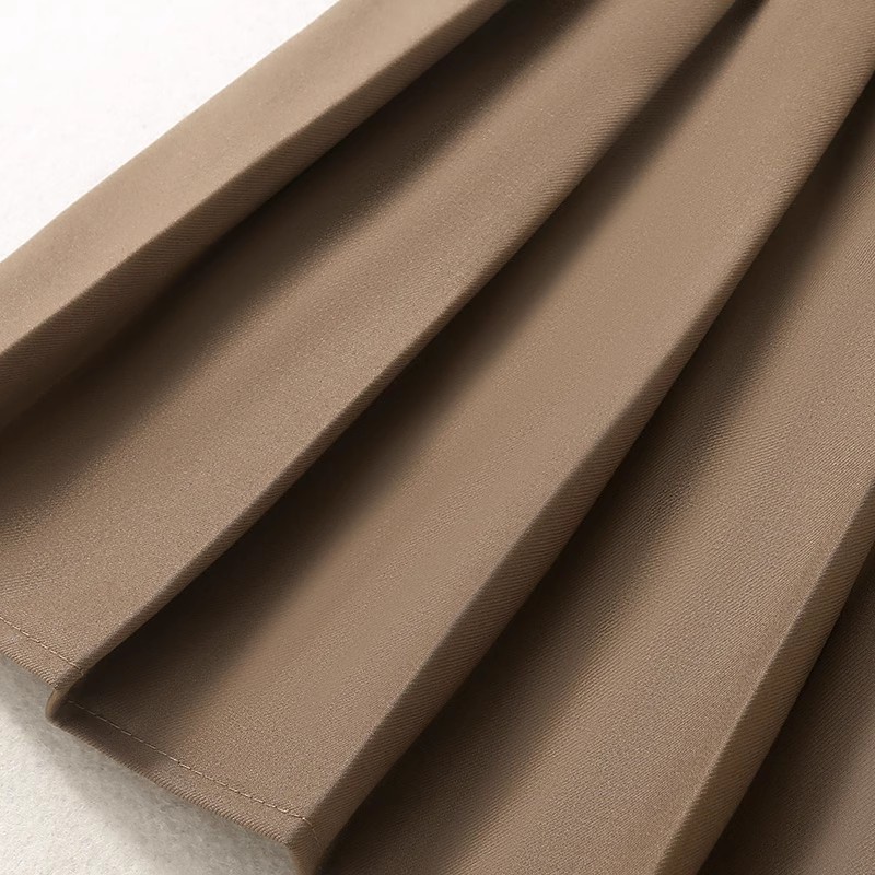 Chân Váy Xếp Ly Màu Trơn In Họa Tiết Hoạt Hình Chú Gấu Dễ Thương Thời Trang Xuân Thu Cho Bé Gái