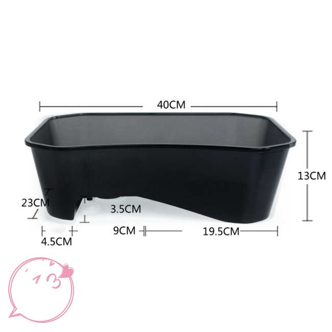 Hiussngha Bể Nuôi Rùa mini Cao Cấp Với Bệ Rãnh Rãnh Rãnh Rãnh Đa Năng