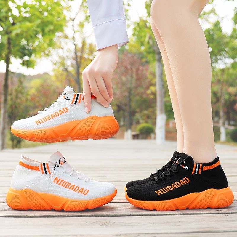 Giày Khiêu Vũ Mũi Vuông Siêu Nhẹ Thoáng Khí Chống Sốc Giày thể thao