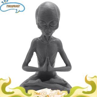 Tượng Phù Thủy Người Ngoài Hành Tinh mini Bằng Nhựa resin Trang Trí Sân Vườn / Trong Nhà / Ngoài Trời