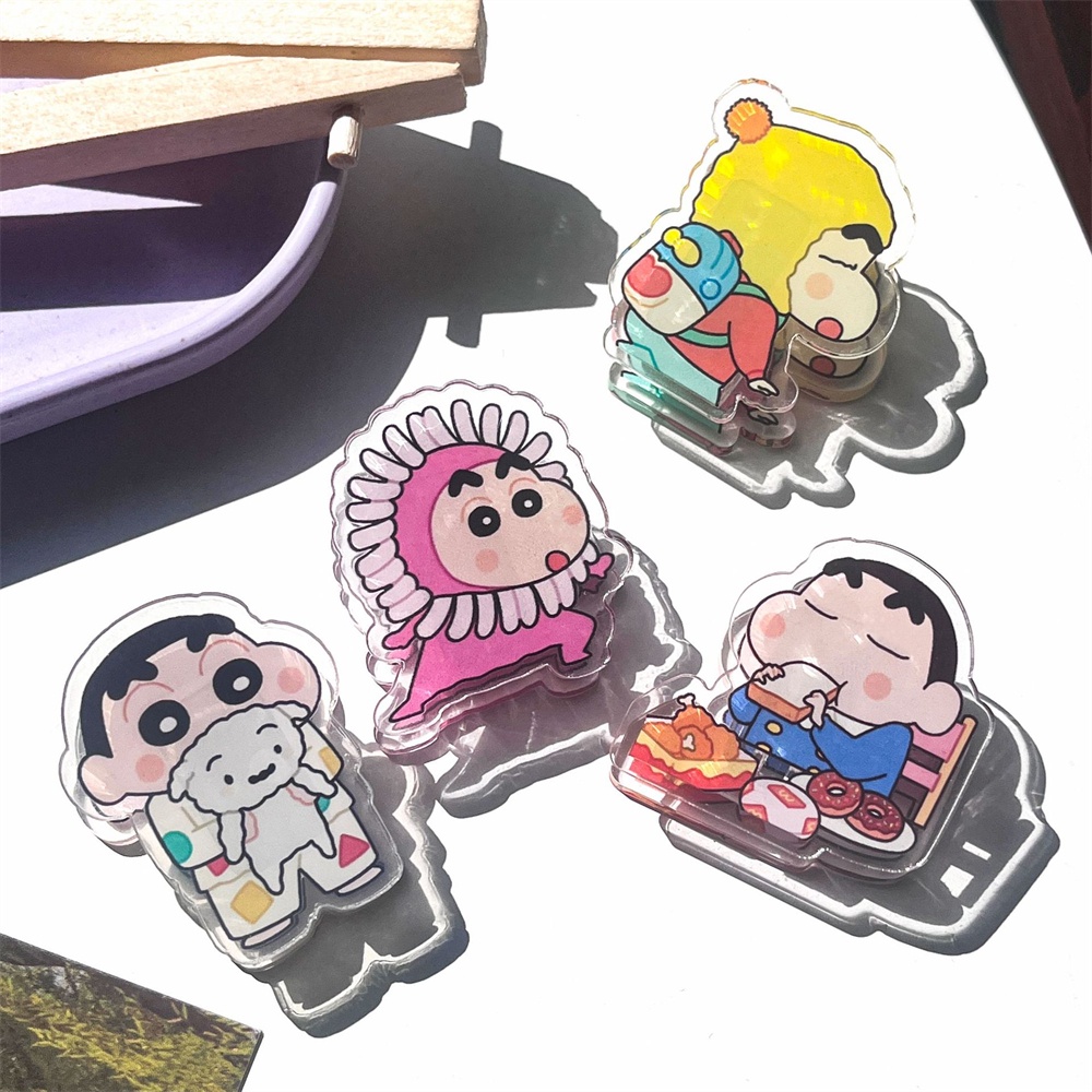 Kẹp Giấy Ghi Chú Bằng Acrylic Họa Tiết Hoạt Hình Dễ Thương Cho Bé Gái