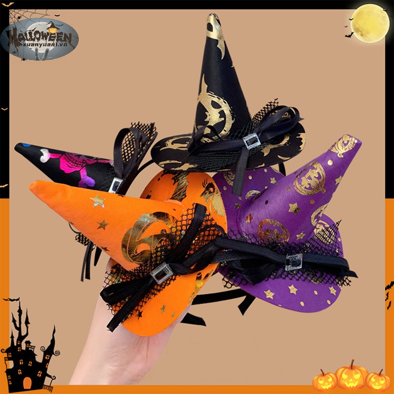 Băng Đô Cài Tóc Hóa Trang Bộ Xương Bí Ngô halloween