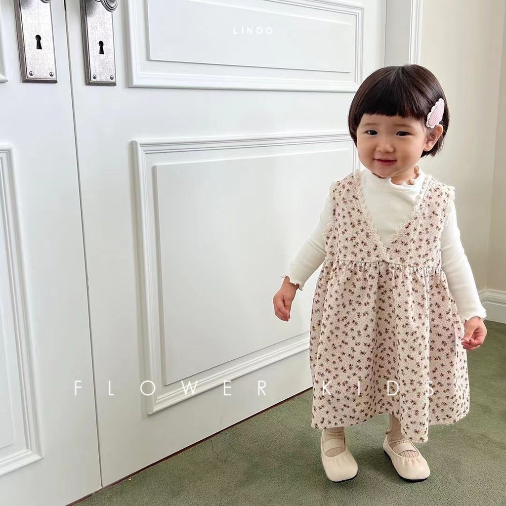 Giày Công Chúa Mũi Vuông Bằng Da Co Giãn Phong Cách Hàn Quốc Cổ Điển Mùa Xuân Hè Dành Cho Bé Gái 5