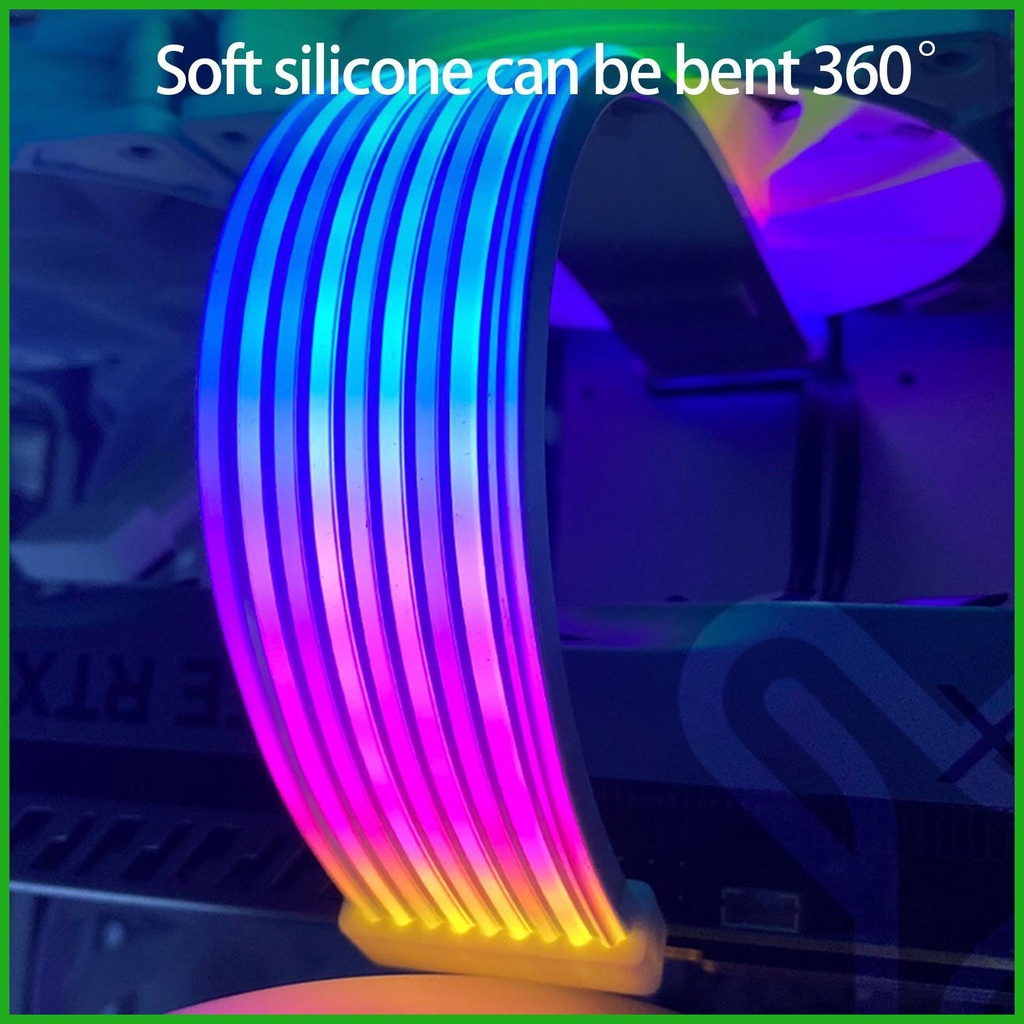 Dây Cáp Nguồn Máy Tính 24 pin / 3x8-pin atx rgb Nhiều Màu Tiện Dụng