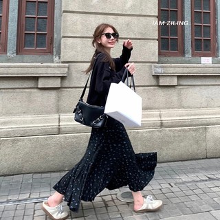 Đầm Đuôi Cá Họa Tiết Hoa Phong Cách Pháp