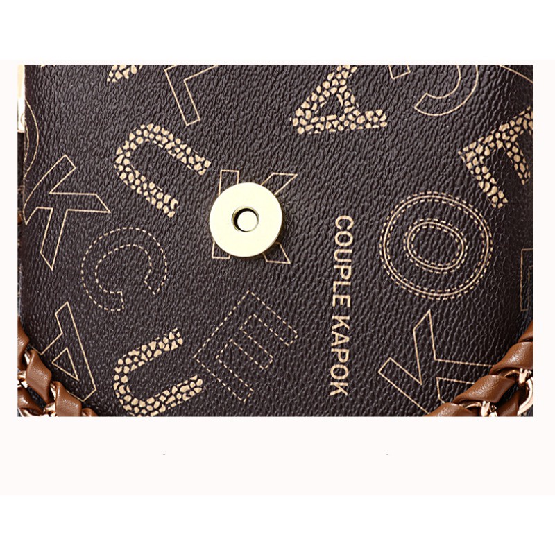 Chuwanglin Túi Da Đeo Chéo In Họa Tiết Thời Trang Dành Cho Nữ