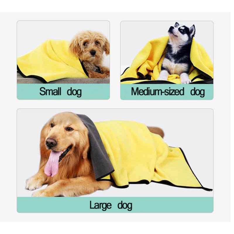 Khăn Tắm hipidog Sợi Siêu Mịn Siêu Thấm Hút Nhanh Khô Không Phai Thích Hợp Cho Thú Cưng