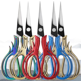 Vintage Scissor thép không gỉ chéo thêu cắt thêu may thủ công DIY công cụ may