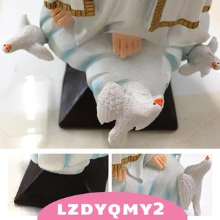 Bức Tượng Mẹ mary May Mắn Bằng Nhựa resin Để Bàn Phòng Ngủ